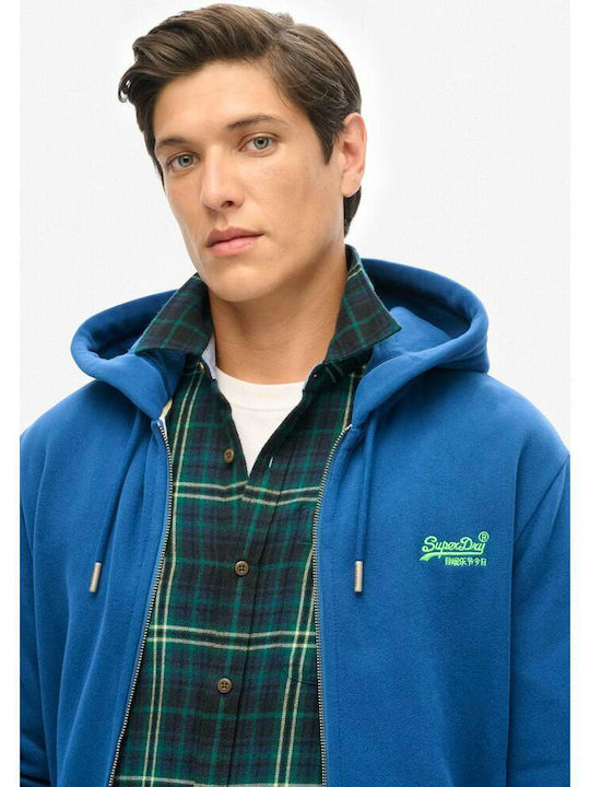 Superdry Logo Blue with Hood