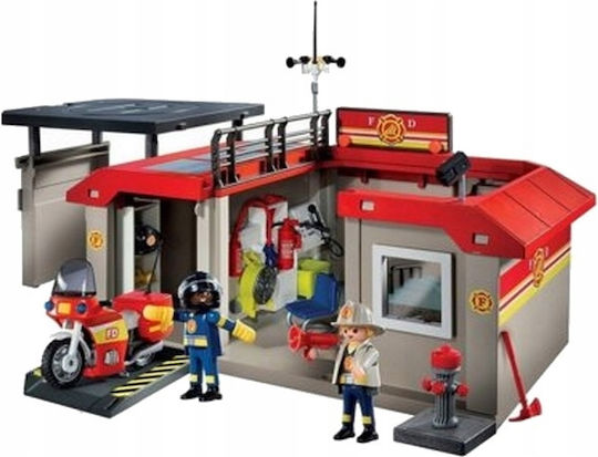 Playmobil City Action Exclusives Valiză: Stație de Pompieri pentru 4+ ani ani