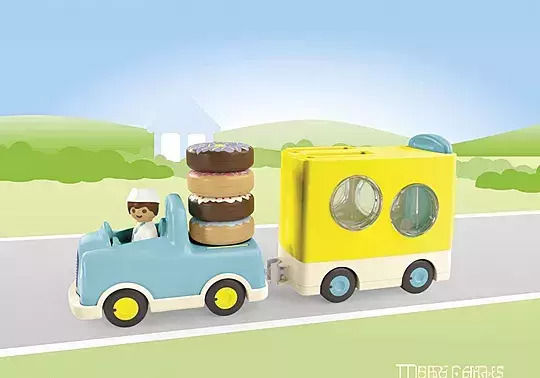 Playmobil Junior Camionetă Donut pentru 1-4 ani