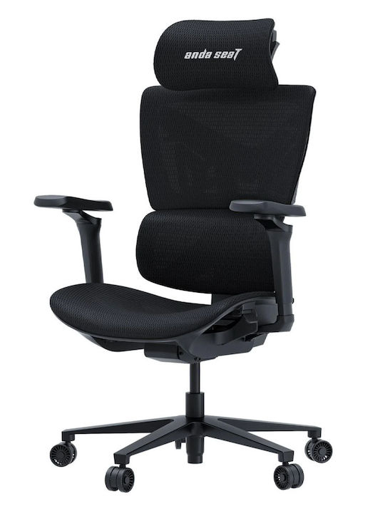 Anda Seat X-AIR PRO XL Καρέκλα Gaming με Ρυθμιζόμενα Μπράτσα Μαύρη