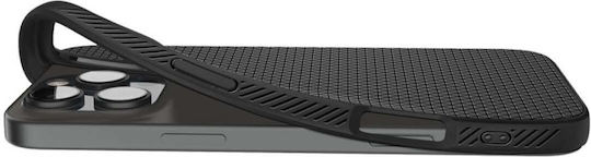 Spigen Liquid Air Umschlag Rückseite Silikon 0.3mm Matte Black (iPhone 17 Pro / iPhone 16 Pro)