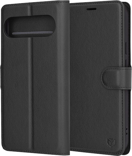 Techsuit Book Leather Black (Google Pixel 9 Pro XL)