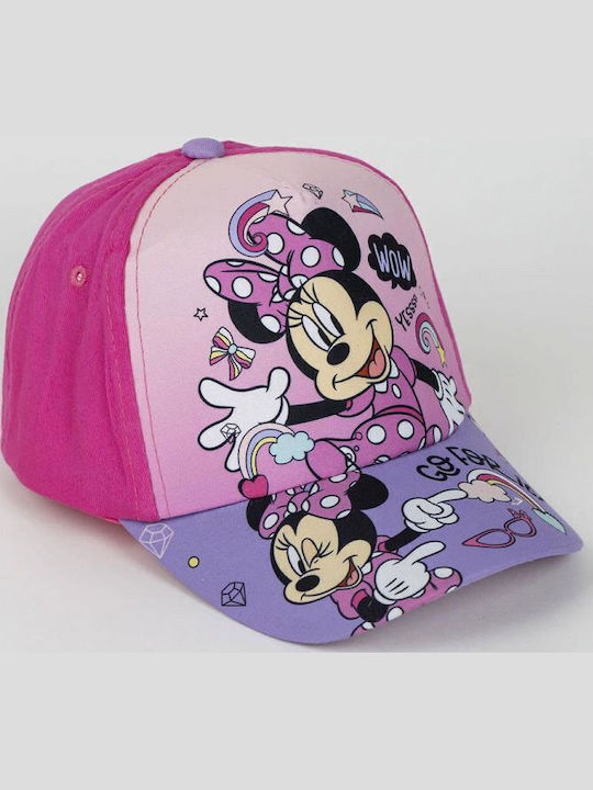 Cerda Παιδικό Καπέλο Jockey Disney Μίνι Μάους Ροζ