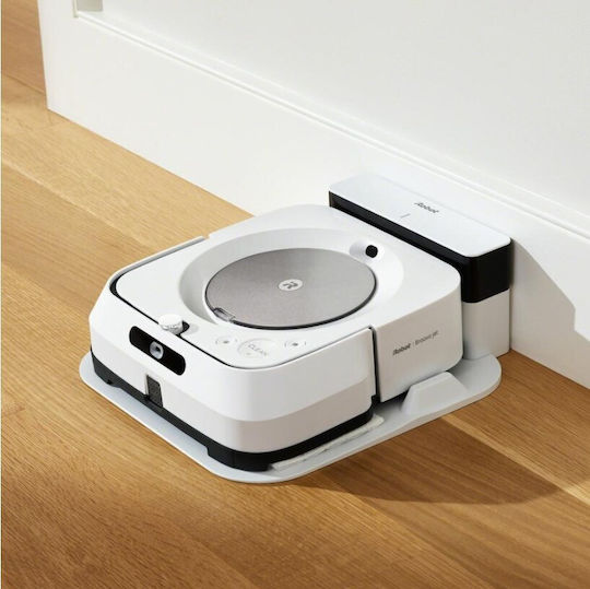 iRobot Braava Jet M6 Roboterstaubsauger zum Saugen & Wischen mit Kartierung und Wi-Fi Weiß