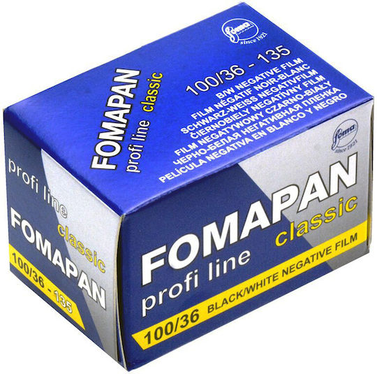 Foma B&W Negative Fomapan Profi Line Classic 100 Roll Film 35mm (36 Exposures)
