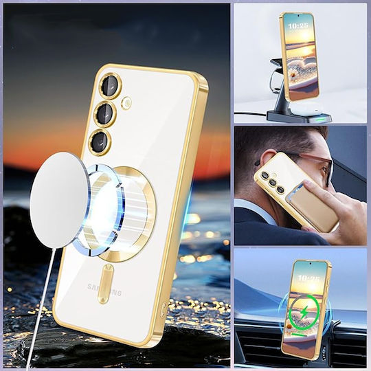 Techsuit Umschlag Rückseite Silikon Grün (Galaxy A55)