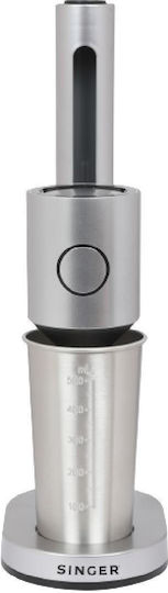 Singer Milk Frother Tabletop 100W with 2 Speed Level Silver