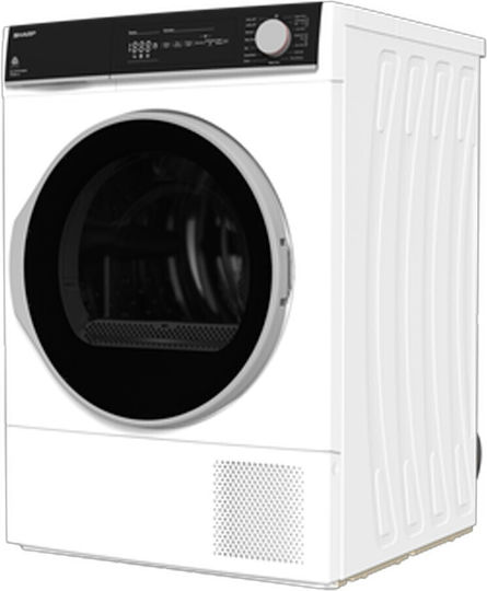 Sharp KD-NHH9S8GW3-GR Wäschetrockner 9kg mit Wärmepumpe
