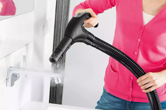 Karcher SV 7 Ατμοκαθαριστής Πίεσης 4bar με Ρόδες και Κοντάρι Λευκό