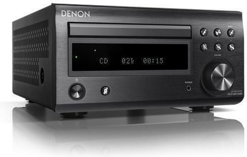Denon Ηχοσύστημα 2.0 D-M41DAB RCDM41DAB+SCM41 60W με CD / Digital Media Player και Bluetooth Black/Walnut