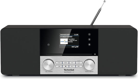Technisat Soundsystem 2 Digitradio 3 IR 0000/3956 20W mit CD / Digitale Medien Player und Bluetooth Schwarz