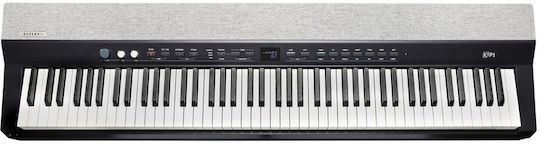 Kurzweil Electric Stage Piano KA P1-LB with 88 Weighted Keys Built-in Speakers and Connection with Headphones