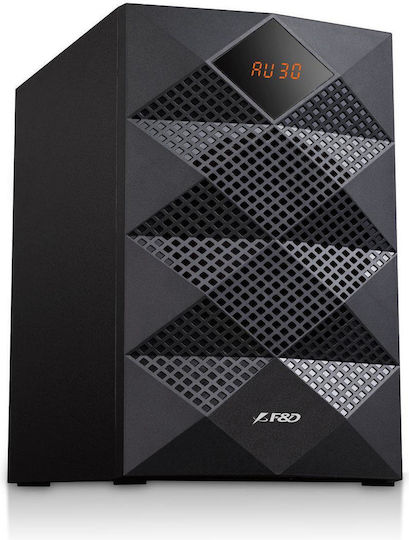 Fenda A180X Αυτοενισχυόμενα Ηχεία με Bluetooth 42W (Ζεύγος) Μαύρα
