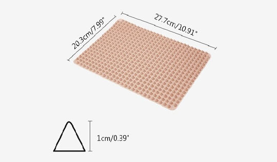 Sugar Love Silicone Non-Stick Baking Grid 27.3x20.3cm Beige