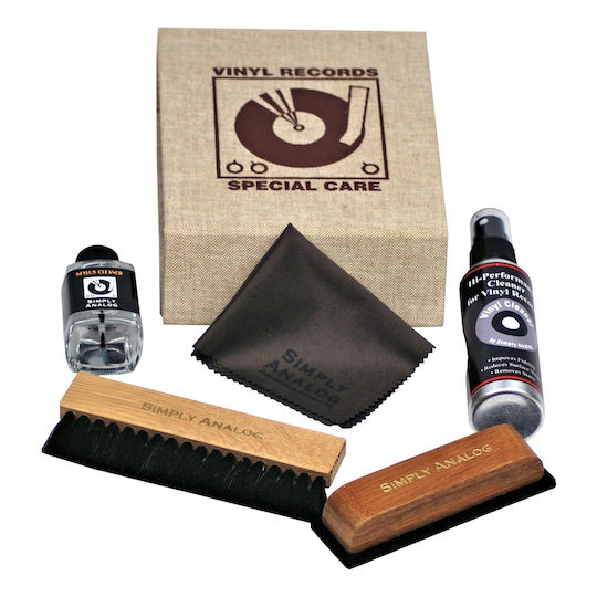 Simply Analog Delux Cleaning Boxset Cleaning Set Brown