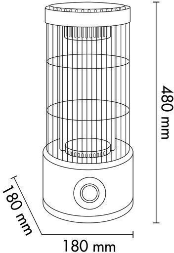 Argo Σόμπα Carbon 800W