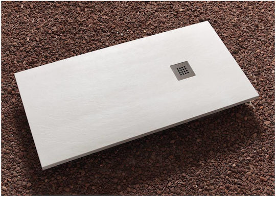 Tema Rectangular Shower Artificial Stone 80x180cm Beige
