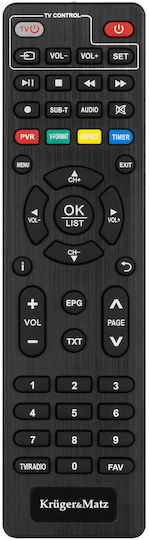 Kruger & Matz KM0550D Ψηφιακός Δέκτης Mpeg-4 Full HD (1080p) Σύνδεση HDMI
