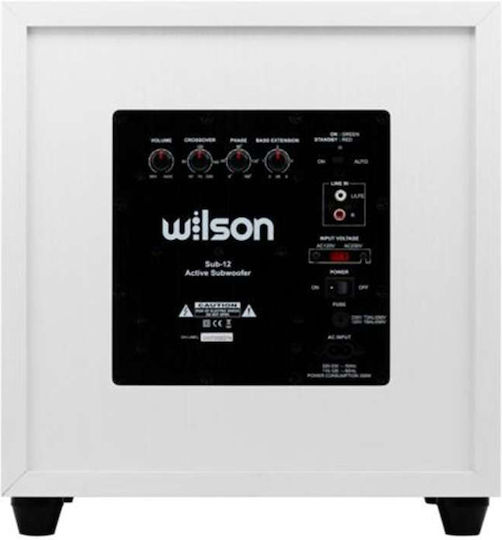 Wilson 4700134 Active Subwoofer with Speaker 12" 250W White