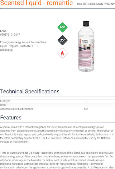 Kratki BioethaNol 1lt