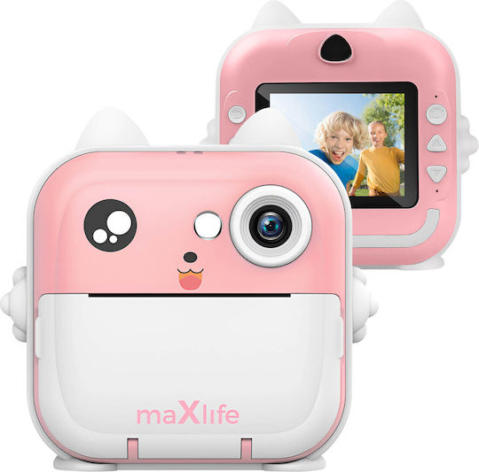 MXPC-100 Children's Camera with Thermal Printing Pink