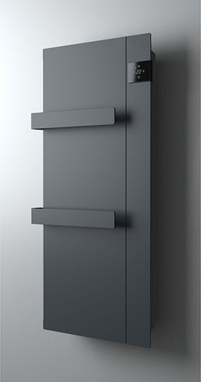 Radialight Onsen Electric Towel Rail With Glass Front 750W 90x40cm Gray