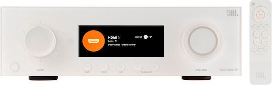 JBL MA7100HP Home Cinema Amplifier 4K/8K 7.2 Channels 125W/8Ω 175W/6Ω with HDR and Dolby Atmos White