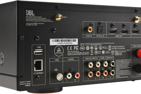 JBL MA7100HP Home Cinema Amplifier 4K/8K 7.2 Channels 125W/8Ω 175W/6Ω with HDR and Dolby Atmos Black