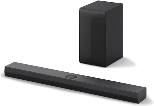 LG Soundbar 3.1 Bluetooth και HDMI 400W με Ασύρματο Subwoofer και Τηλεχειριστήριο Μαύρο S70TY