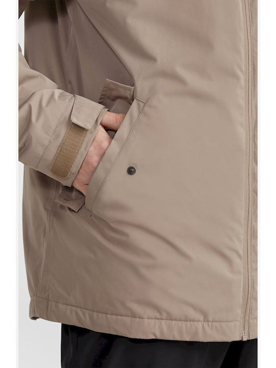 3 in 1 Winter Jacket Parka Beige