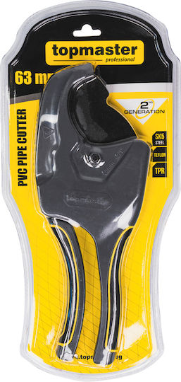 Topmaster Manual Pipe Cutter for Iron Steel Maximum Cutting Diameter 63mm