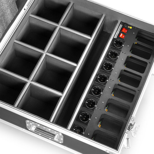 Ffc10 Beamzpro Flightcase 8x Bbp54 Spoturi cu încărcător integrat