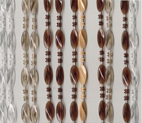 Sidirela Plastic Door Curtain Cognac-Salmon 120x220cm ΚΟ105