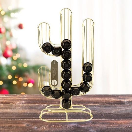 Winkee Metallischer Stand zur Aufbewahrung für 52 Kapseln Nespresso 16384