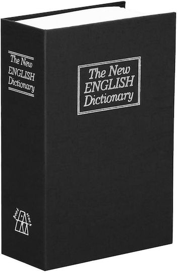 Motarro Book Safe with Lock The New English Dictionary