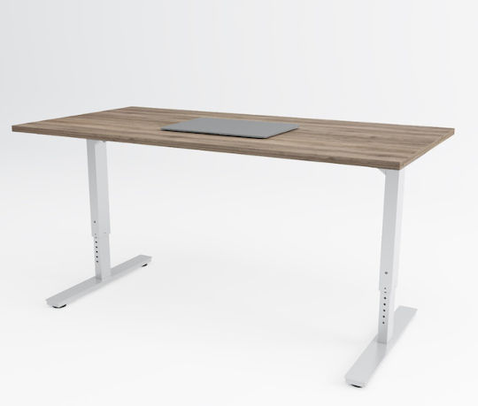 ErgoAction Βάση Γραφείου Μεταλλική Μαύρη 138x80cm