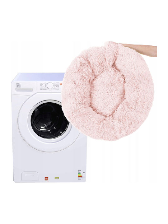 Πουφ Κρεβάτι Σκύλου Light Pink 80εκ.
