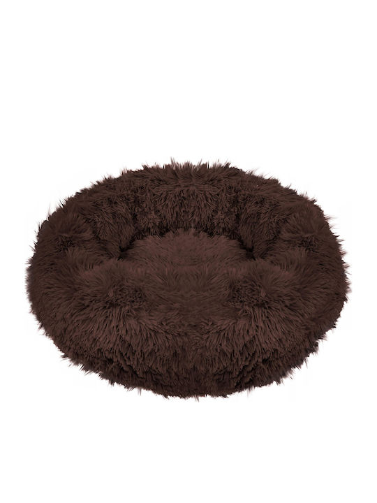 Poof Pat pentru câini Maro 80x80cm.