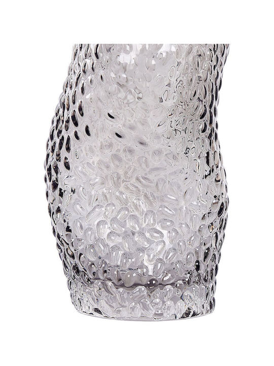 Beliani Διακοσμητικό Βάζο Glas Gray 1Stück