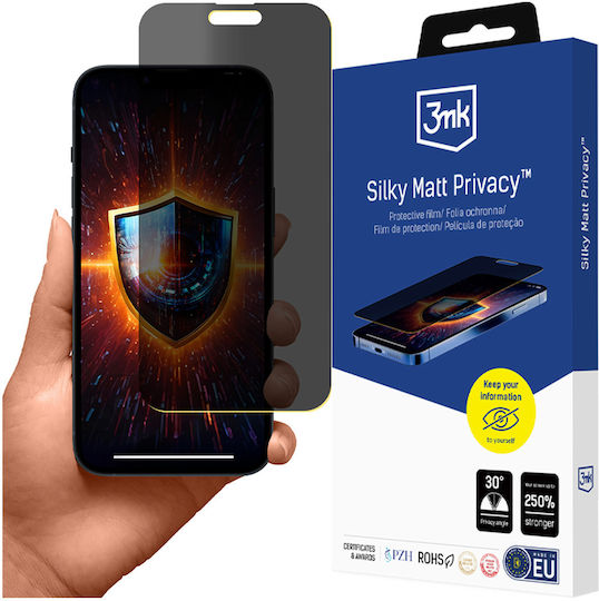 3MK Silky Privacy Matte Screen Protector (iPhone 15 Pro)