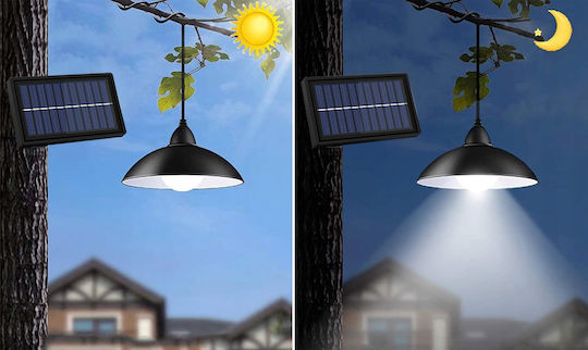 Solar-Hängeleuchte Unabhängiges Solarpanel 3-Meter-Kabel Fernbedienung
