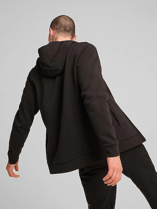 PUMA Cardigan Dk Black With Hood