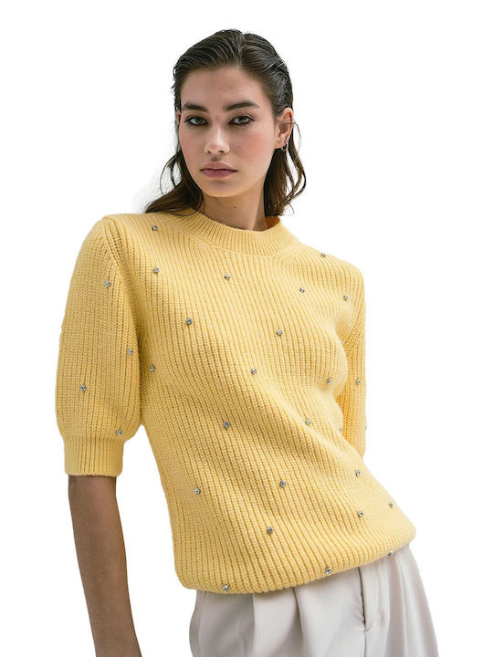 Tailor Made Knitwear Pulover Yellow TM7712