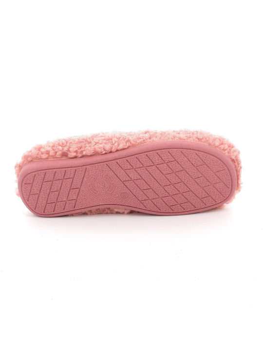 Adam's Shoes Winter Women's Slippers in Pink color