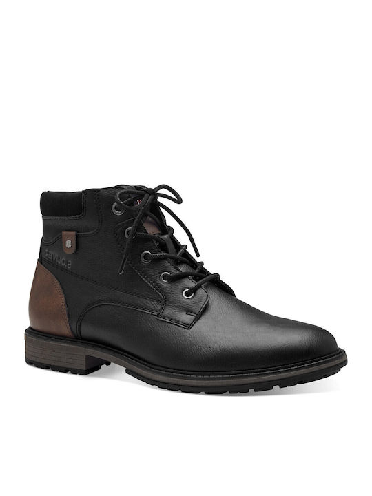 Black Men's Boots Anatomical