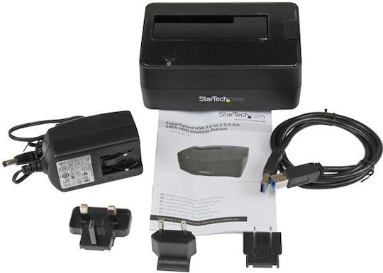 StarTech Docking Station Stație de andocare pentru Hard Disk SATA 2.5" / 3.5" cu conectivitate USB 3.0 (SATDOCKU3S)