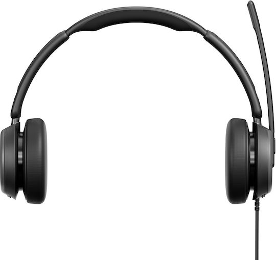 Epos IMPACT 860T ANC Надушници Мултимедийни слушалки с микрофон и връзка USB-A / USB-C в Черен цвят