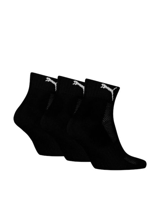 PUMA Cushioned Athletic Socks Black 3 Pairs