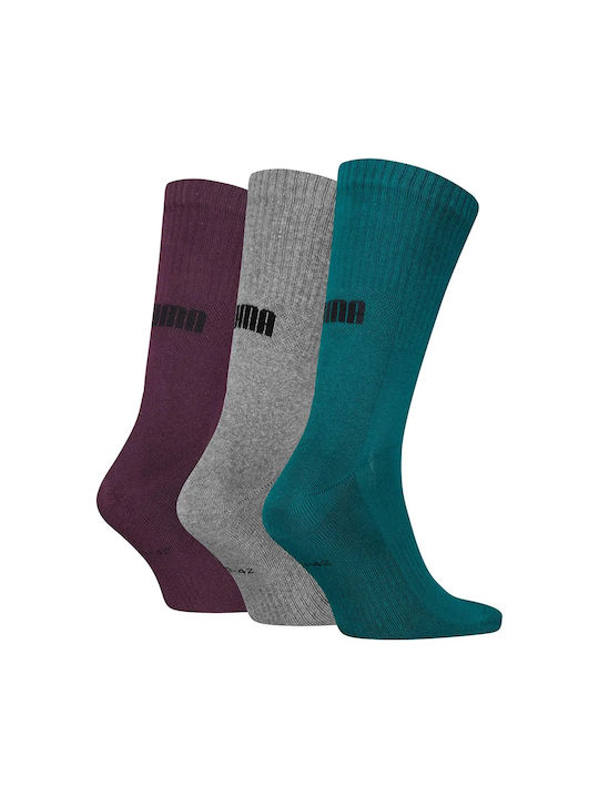 Puma Unisex Mesh Logo Sportsocken Mehrfarbig 3 Paare