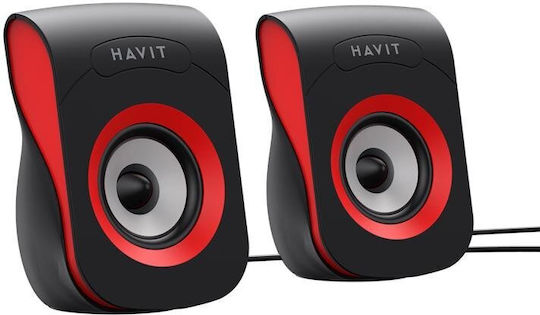 Havit SK599 2.0 Speakers 3W Red